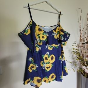 PLUS Off the Shoulder Ruffle Top